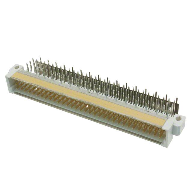 650987-5 CONN DIN PLUG 96POS PCB RA GOLD