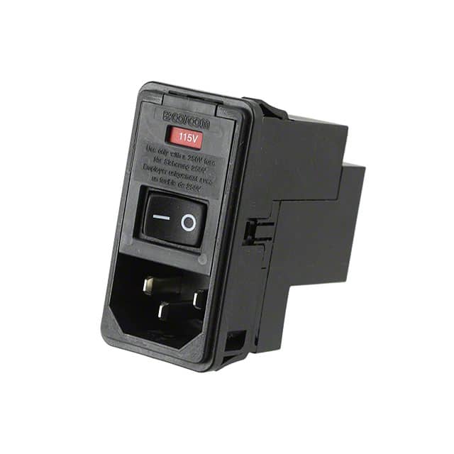6609107-5 PWR ENT MOD RCPT IEC320-C14 PNL