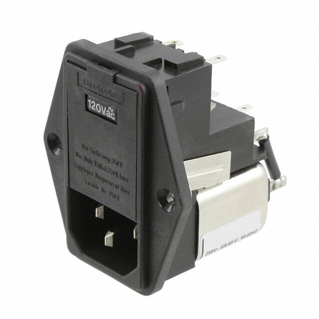 6609123-5 PWR ENT MOD RCPT IEC320-C14 PNL