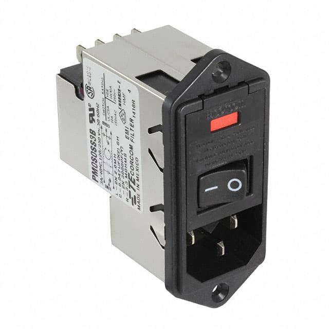 6609941-6 PWR ENT MOD RCPT IEC320-C14 PNL