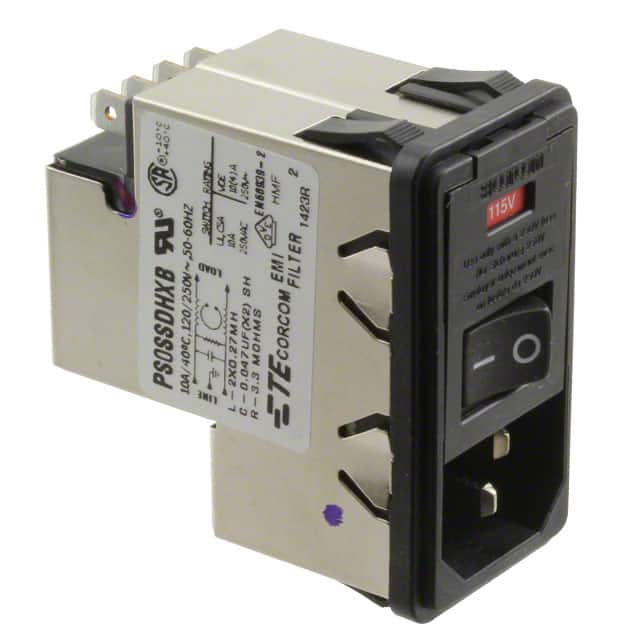 6609951-5 PWR ENT MOD RCPT IEC320-C14 PNL