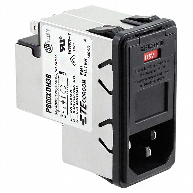 6609952-8 PWR ENT MOD RCPT IEC320-C14 PNL