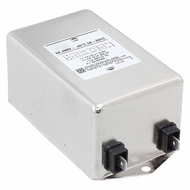 6609973-4 LINE FILTER 6A CHASSIS MOUNT