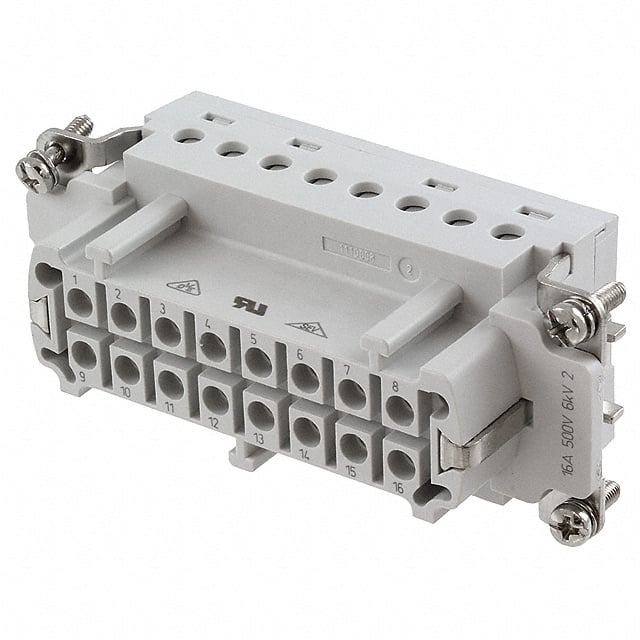 7-1103639-1 INSERT FEMALE 16POS+1GND CLAMP