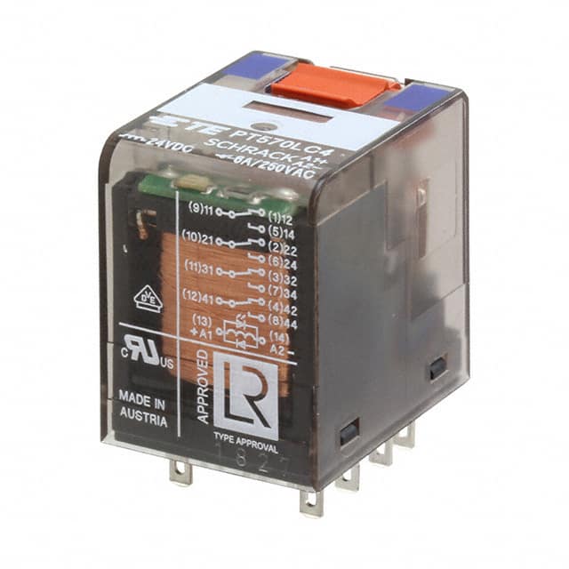 7-1415541-0 RELAY GEN PURPOSE 4PDT 6A 24V