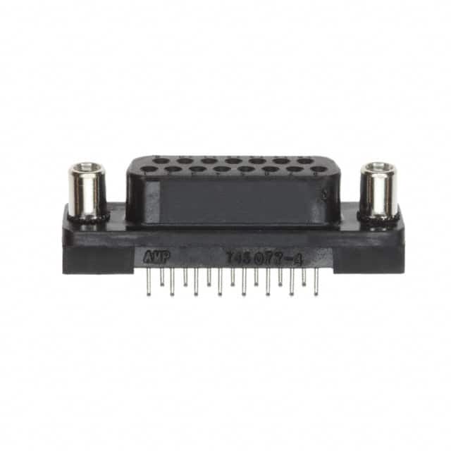 745077-4 CONN D-SUB RCPT 15POS VERT SLDR