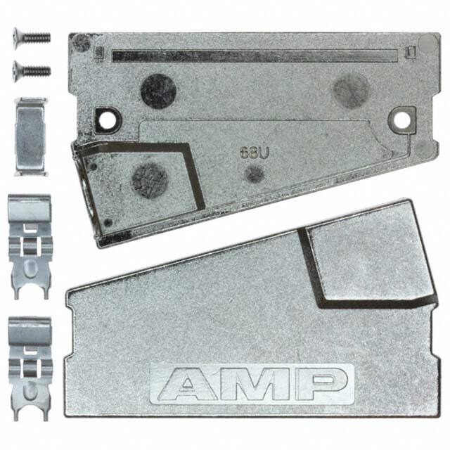 749204-2 CONN BACKSHELL 68POS 75DEG SHLD