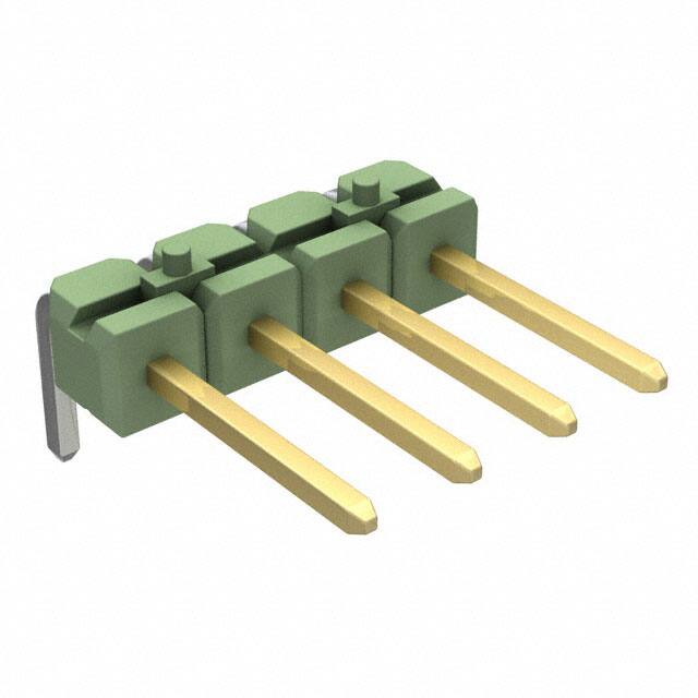 825437-4 CONN HEADER R/A 4POS 2.54MM