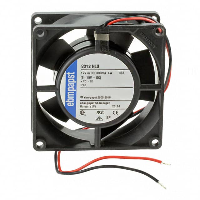 8312HLU FAN AXIAL 80X32MM 12VDC WIRE