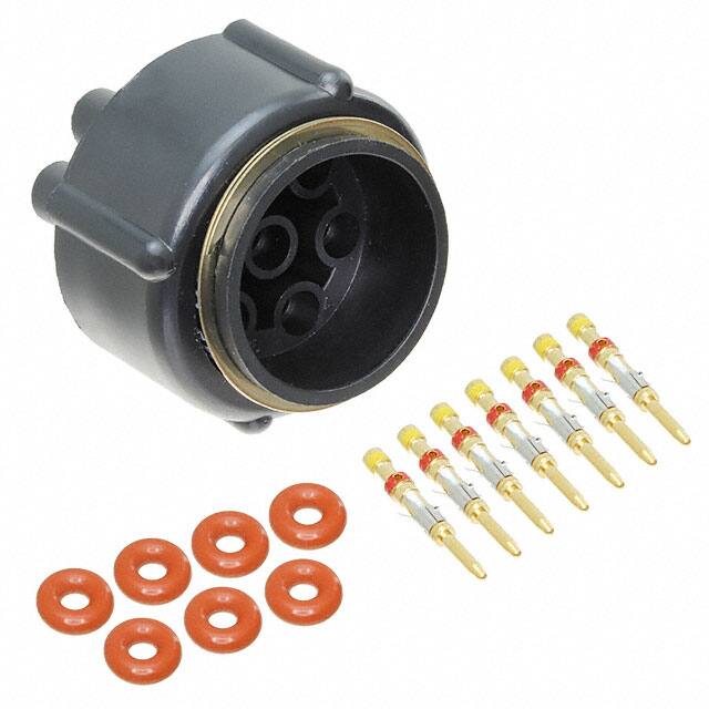 861648-7 CONN LGH PLUG 7POS CIRC STR