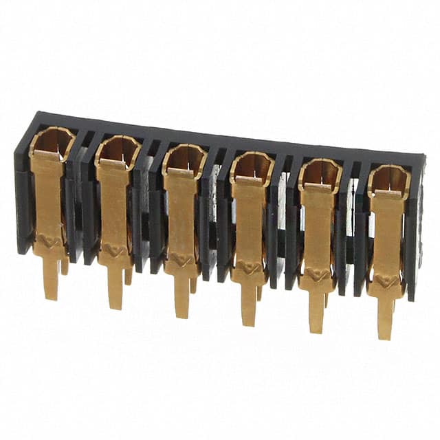 87989-6 CONN RCPT 6POS 0.156 GOLD PCB