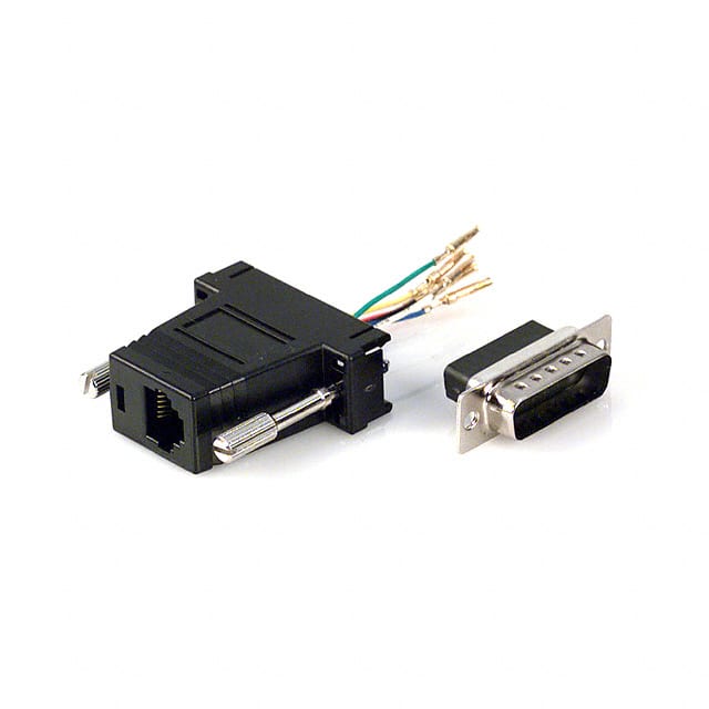 AMK-0016 ADAPT DB15M TO 6P6C JACK BLACK