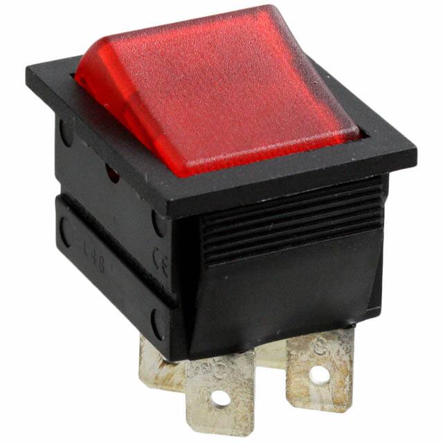 C1353AABR2 SWITCH ROCKER DPST 20A 250V