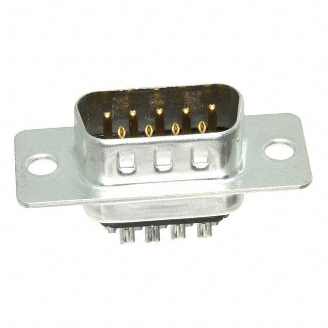 FCC17E09PM280 CONN D-SUB PLUG 9POS SLDR CUP