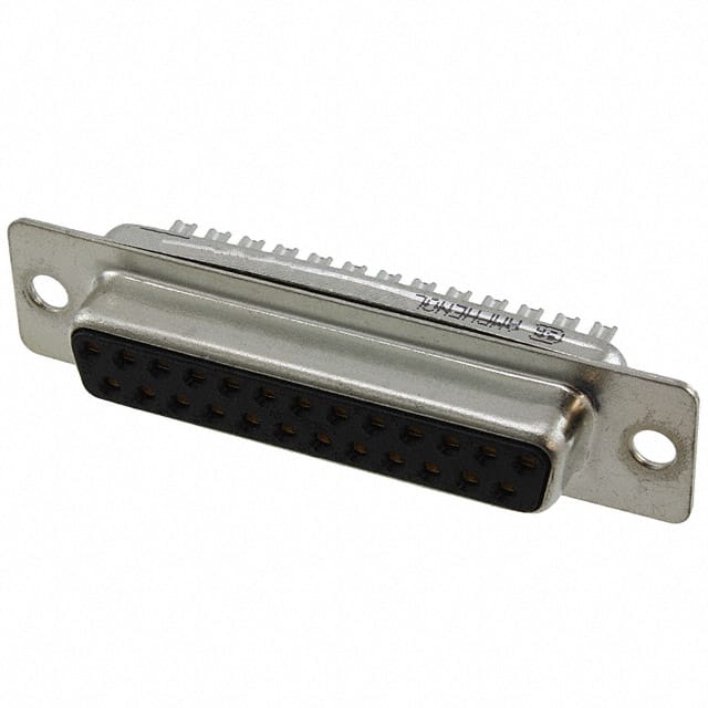 FCE17B25SM240 CONN D-SUB RCPT 25POS SLDR CUP