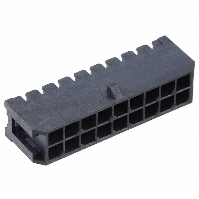 G881A18001TEU CONN HEADER R/A 18POS 3MM