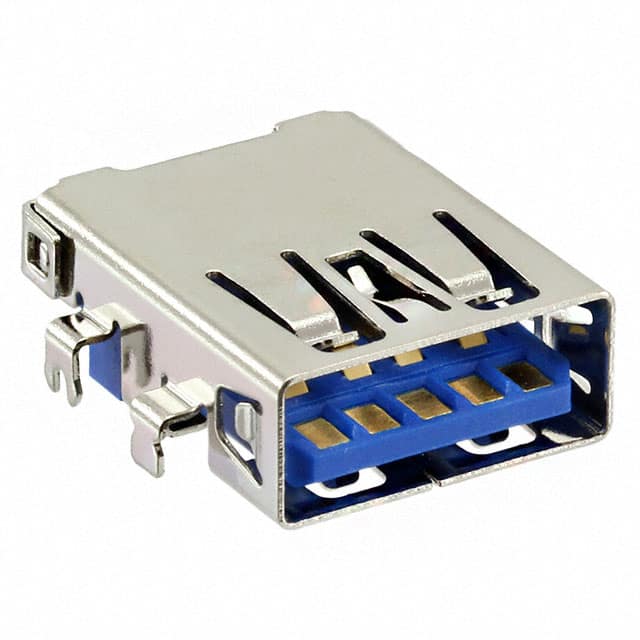 GSB411B34HR CONN RCP USB3.1 TYPEA 9POS TH RA