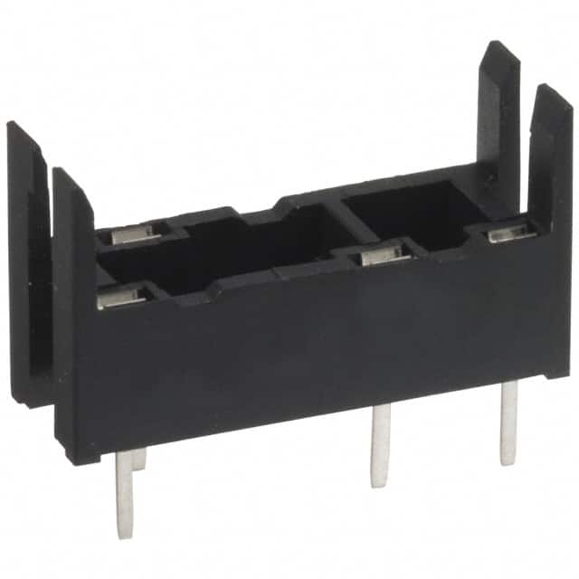 P6D-04P RELAY SOCKET 4 POS THROUGH HOLE