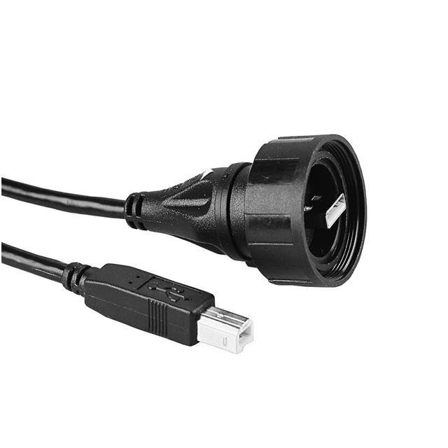 PX0840/A/1M00 CBL USB2.0 A PLUG-B PLUG W/COUPL
