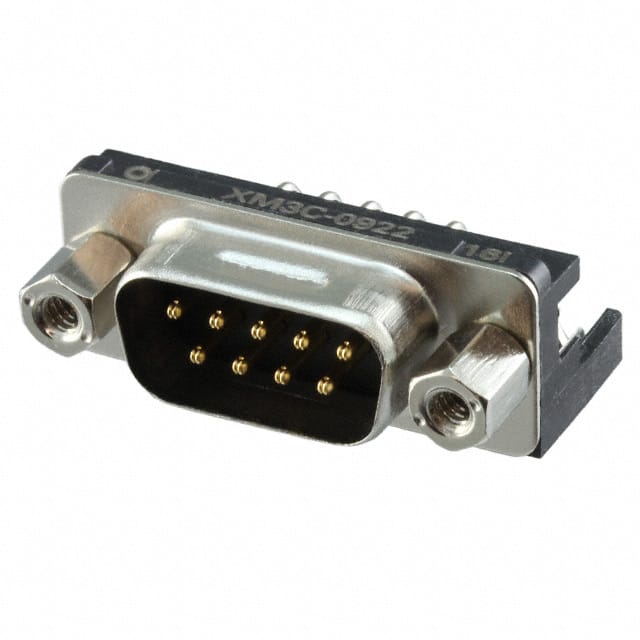 XM3C-0922-132 CONN D-SUB PLUG 9POS R/A SLDR