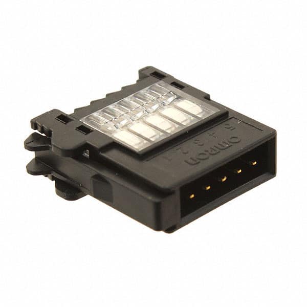 XN2A-1570 CONN PLUG 5POS IDC 20-28AWG GOLD