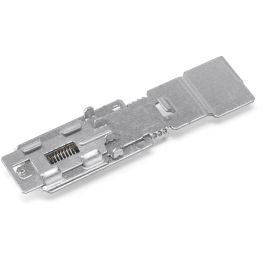 787-896 The Wago 787-896 is a carrier rail adapter designed for DIN-35 rail mounting. It offers robust construction and specific dimensions for secure component installation.