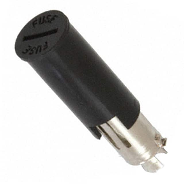 03450121HX020 FUSEHOLDER KNOB BLACK 5X20MM
