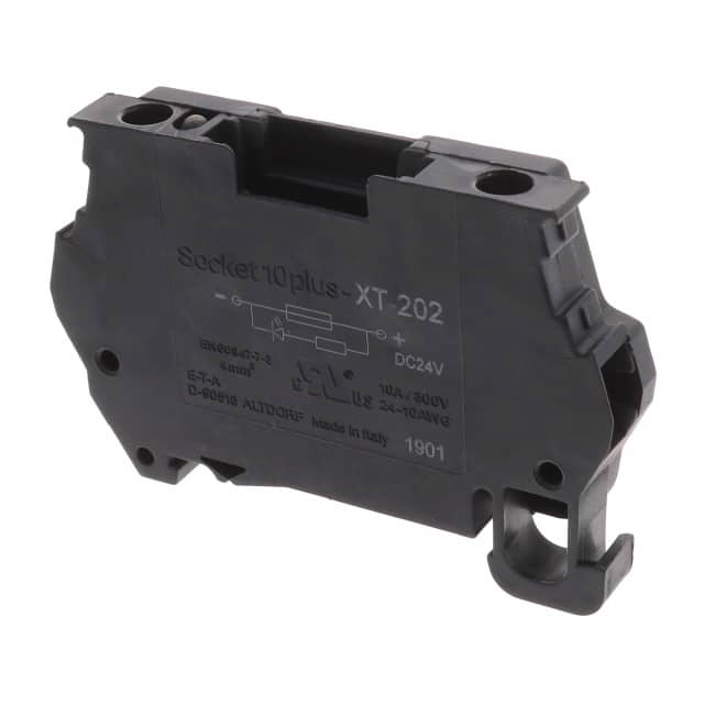 6760007727 BLACK TERMINAL BLOCK LED 24VDC P
