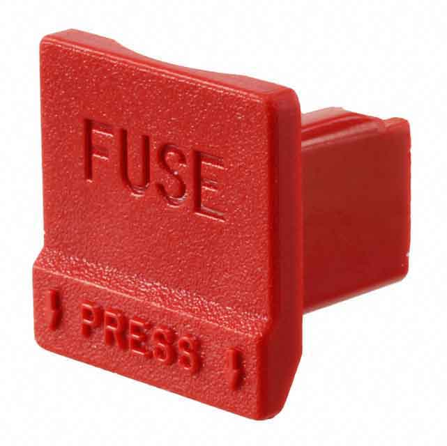 03480001Z FUSEHOLDER CAP RED FOR 348 SERIE