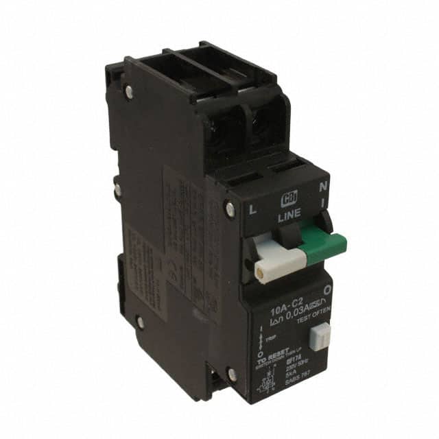 C10A2P-GFI CIR BRKR MAG-HYDR 10A 240VAC
