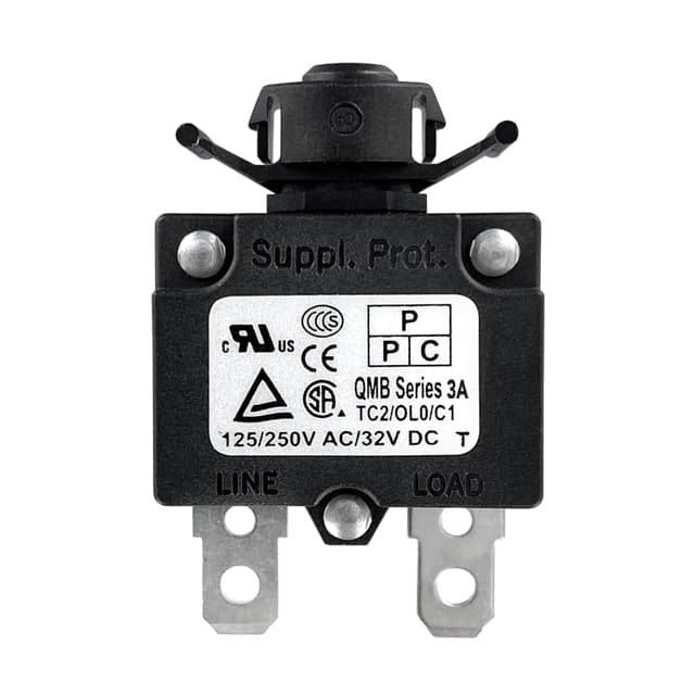 QMB-033-00ENN-3BA CIR BRKR THRM 3A 250VAC 32VDC