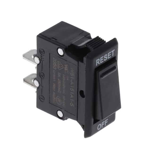 W51-A151A1-5 CIR BRKR THRM 5A 250VAC 50VDC