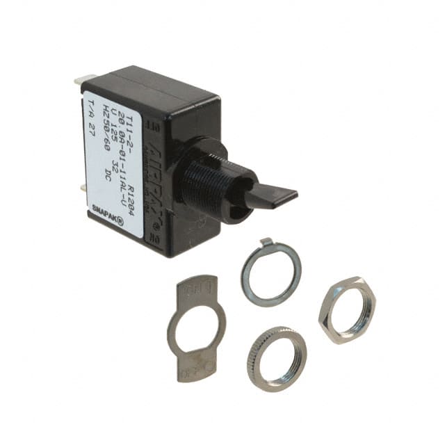 T11-2-20.0A-01-11AL-V CIR BRKR 20A 250VAC 65VDC