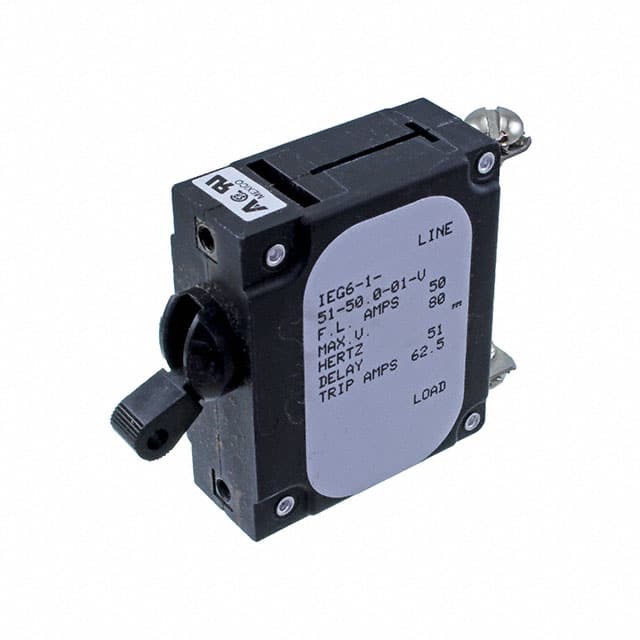 IEG6-1-51-50.0-01-V CIR BRKR MAG-HYDR LEVER 50A