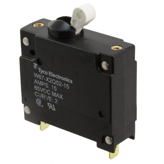 W67-X2Q52-15 CIR BRKR MAG-HYDR 15A 65VDC