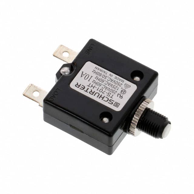 TS-701-HT-10-K CIR BRKR THRM 10A 250VAC 50VDC