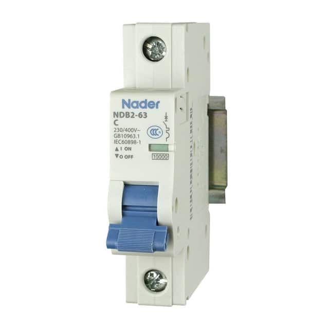 NDB2-63C10-1 CIR BRK THERM MAG 10A 240VAC LVR