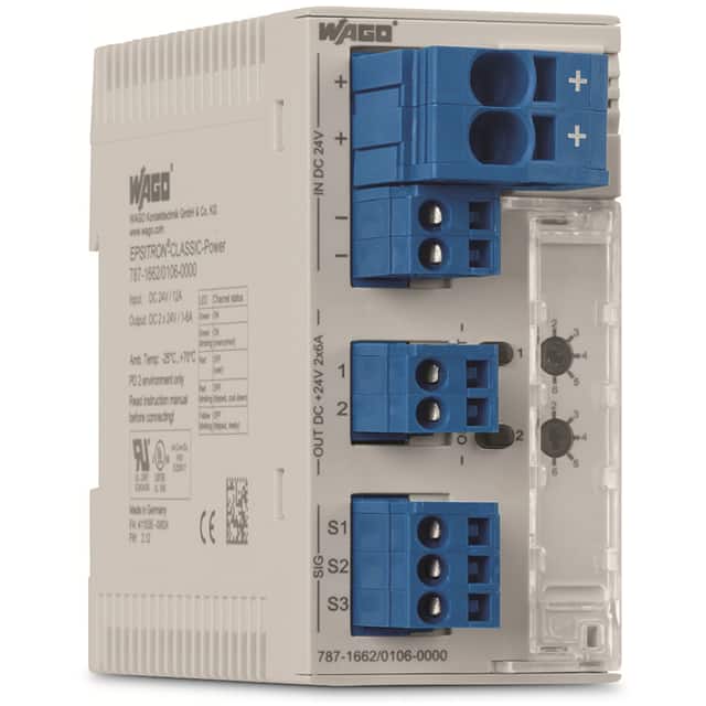 787-1662/000-054 ELECTRONIC CIRCUIT BREAKER; 2-CH