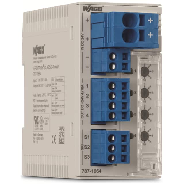787-1664/006-1000 ELECTRONIC CIRCUIT BREAKER; 4-CH