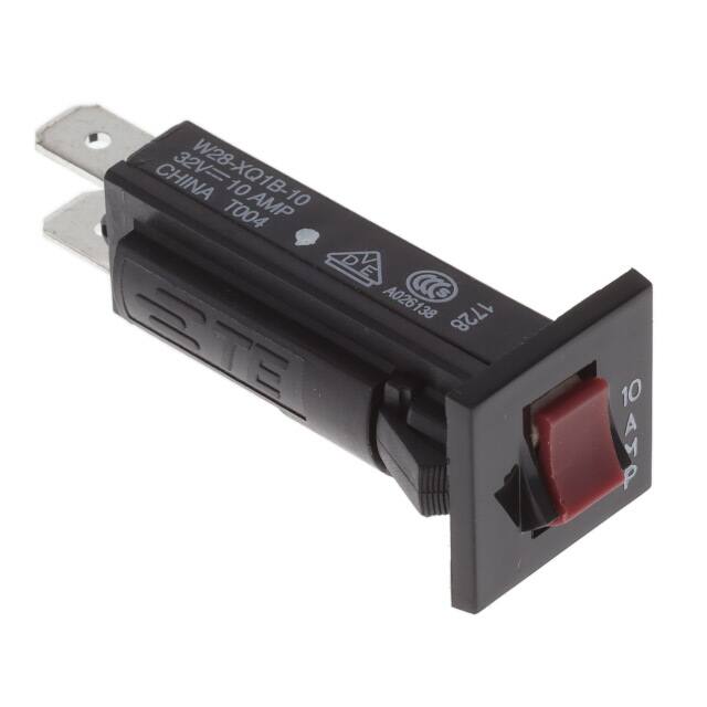 W28-XQ1B-10 CIR BRKR THRM 10A 250VAC 32VDC