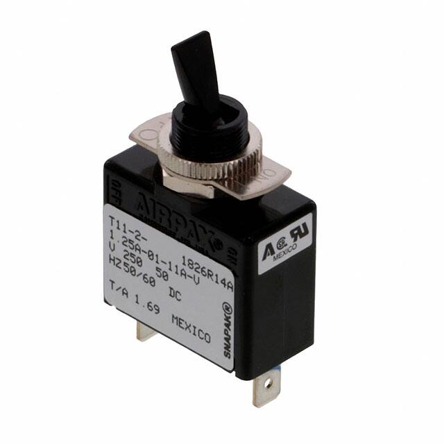 T11-2-1.25A-01-11A-V CIR BRKR 1.25A 250VAC 65VDC