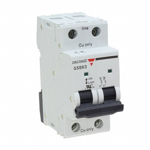 GSB632PC63 MCB UL1077 C 2P 63A
