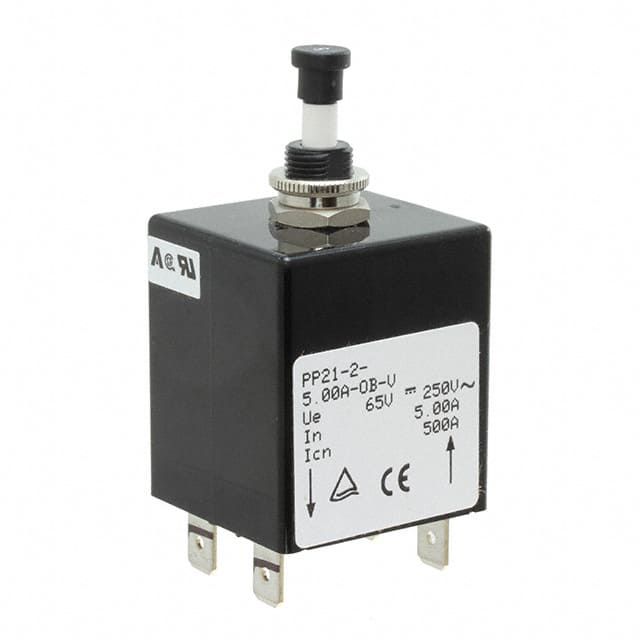 PP21-2-5.00A-OB-V CIR BRKR MAG-HYDR 5A PUSH-PULL