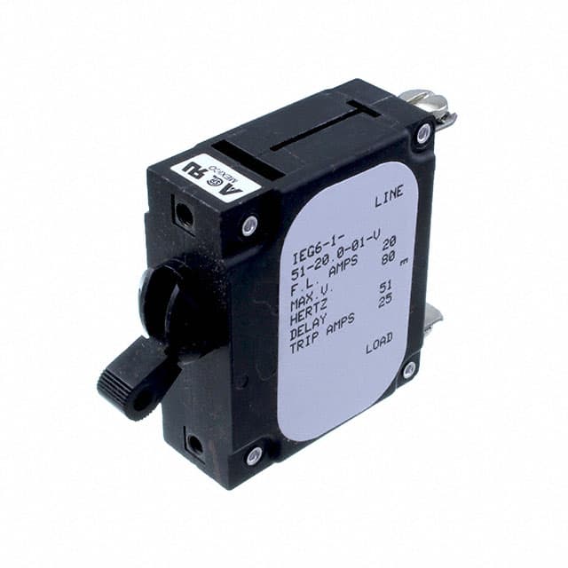 IEG6-1-51-20.0-01-V CIR BRKR MAG-HYDR LEVER 20A