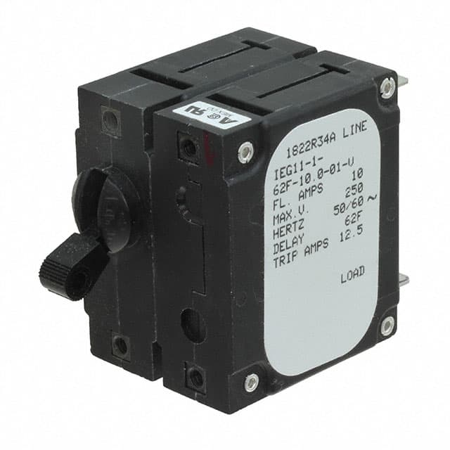 IEG11-1-62F-10.0-01-V CIR BRKR MAG-HYDR LEVER 10A