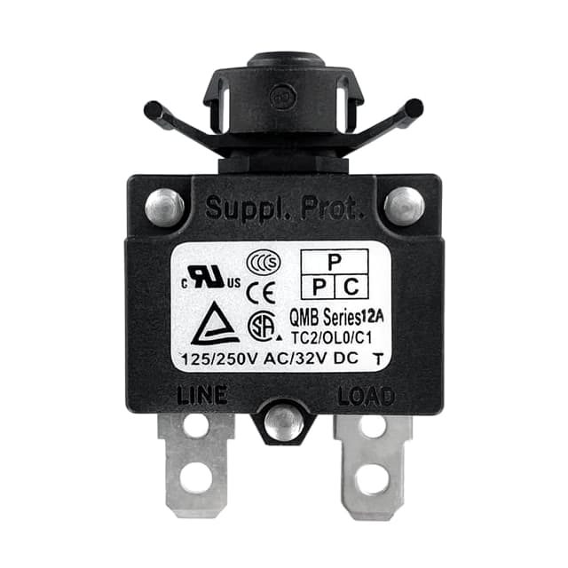 QMB-123-00ENN-3BA CIR BRKR THRM 12A 250VAC 32VDC
