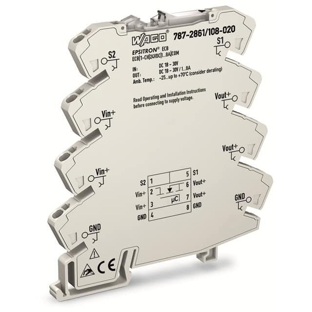 787-2861/108-020 ELECTRONIC CIRCUIT BREAKER; 1-CH