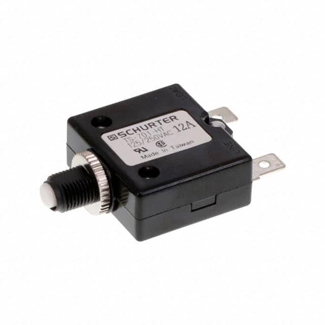 TS-701-HT-12-K CIR BRKR THRM 12A 250VAC 50VDC