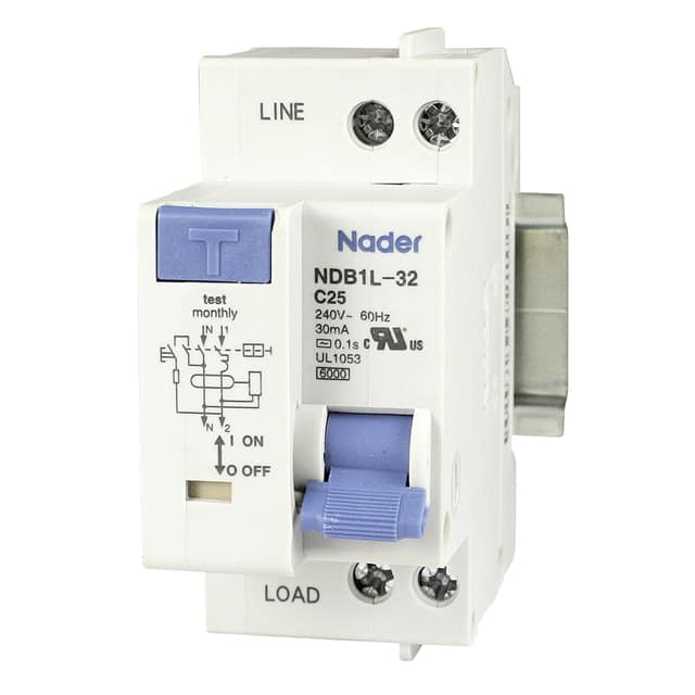 NDB1L-32C-25-120V 25A GROUND FAULT CB, 30MA EARTH