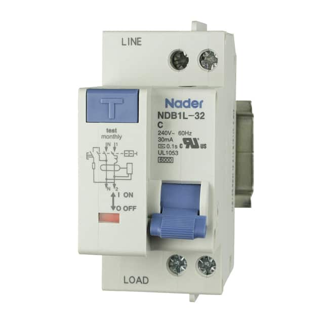NDB1L-32C-32-240V 32A GROUND FAULT CB, 30MA EARTH